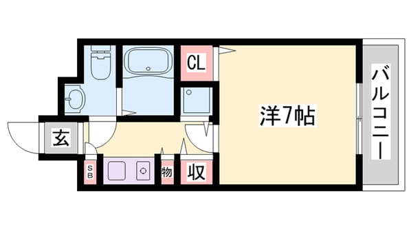 明石駅 バス13分  日向前下車：停歩3分 3階の物件間取画像